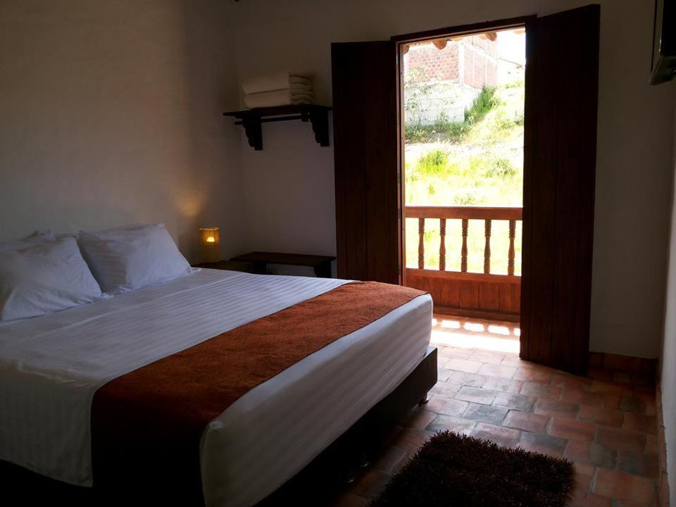 Casona Chara Hotell Barichara Eksteriør bilde
