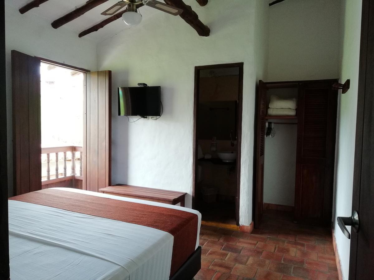 Casona Chara Hotell Barichara Eksteriør bilde